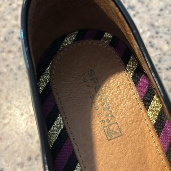 Black Sperry loafers size 8M. - Picture 6 of 7